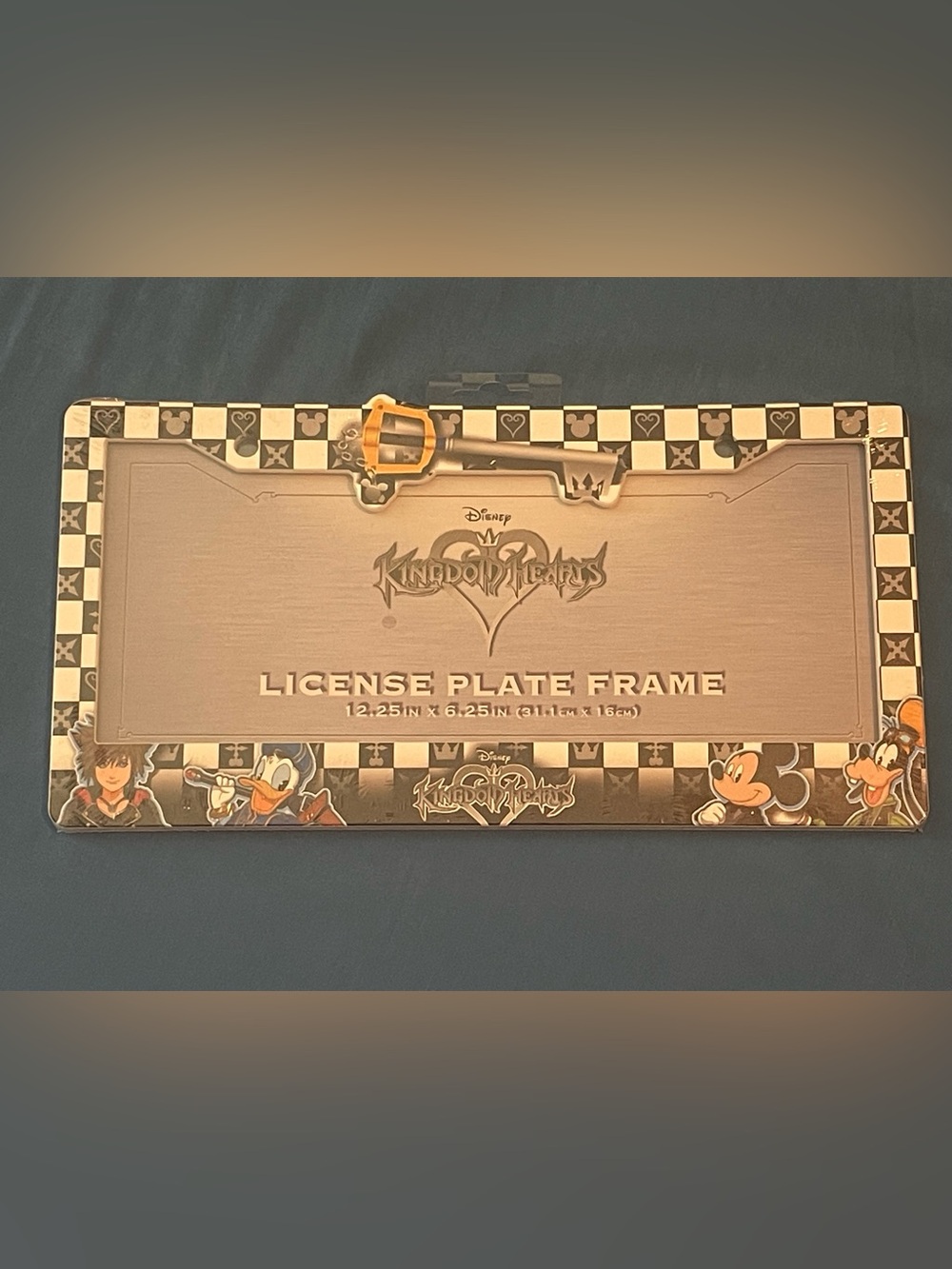 Disney Kingdom Hearts  License Plate Frame Brand New!